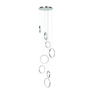 Laagste prijs - Highlight Design hanglampOlympia nikkel 8 cirkels - H5800.30