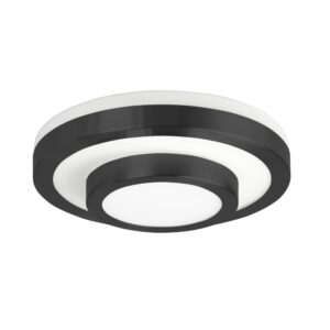 Laagste prijs - Highlight Design plafondlampMaster zwart Ø 26cm - P6113.01