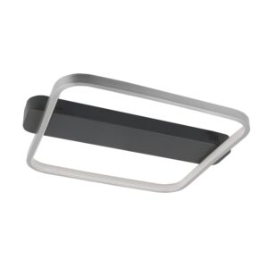 Laagste prijs - Highlight Design plafondlampAscona zwart met nikkel 40cm - P6611.30