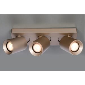 Laagste prijs - Artdelight 3-lichts opbouwspotMegano champagne - PL MEGANO3 CP