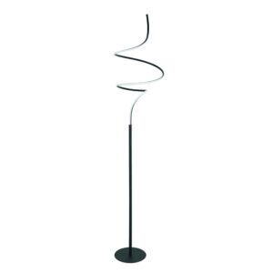 Laagste prijs - Highlight Design vloerlampCurle zwart Ø 35cm - V4570.01