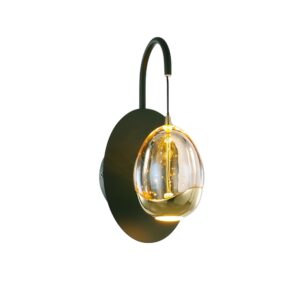 Laagste prijs - Highlight WandlampGolden Egg zwart enkel - W3456.01