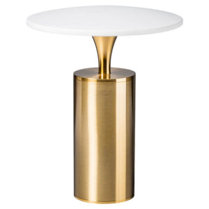 Laagste prijs - ETH Design tafellampjeJazz goud met wit - 05-TL3235-3112