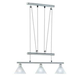 Laagste prijs - Trio Moderne HanglampSeries 3751 3-lichts nikkel mat - 3751031-07
