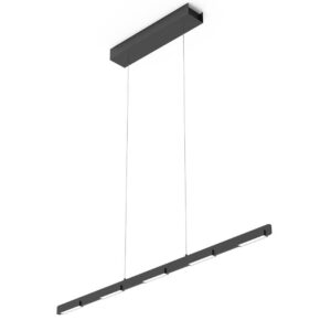 Laagste prijs - Steinhauer Led kantoor hanglampBloc zwart - 3296ZW