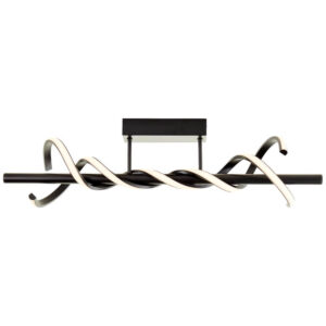 Laagste prijs - Brilliant Zwarte design plafondlampAmalie S - G99816/06