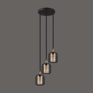 Laagste prijs - Eglo Vide hanglampChisle 3-lichts - 43499