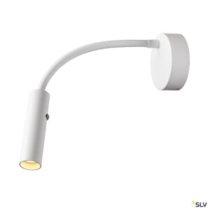 Laagste prijs - SLV Flexibele bed lampKarpo Goose wit - 1006161