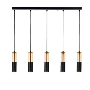 Laagste prijs - Searchlight Strakke eetkamer lampMerrygold - 82121-5BK