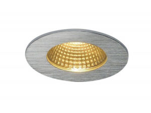 Laagste prijs - SLV InbouwspotPatta Round 8cm metaalgrijs - 114426