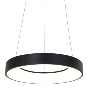 Laagste prijs - Steinhauer Led hanglampRinglede Ø 48cm zwart - 2695ZW