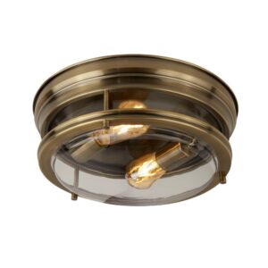 Laagste prijs - Searchlight Antieke badkamerlampEdinburgh Ø 35cm - 5182AB
