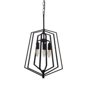 Laagste prijs - Searchlight 3-lichts hanglampSlinky - 7973BK