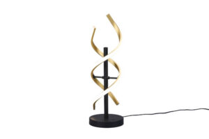 Laagste prijs - Trio Design vloerlampSequence zwart met goud - 541810208