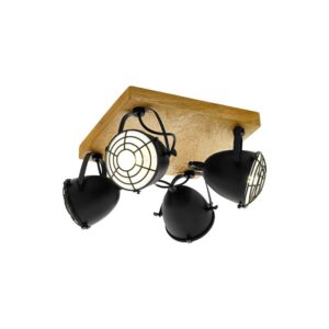 Laagste prijs - Eglo PlafondlampGatebeck 4 lichts - 49079