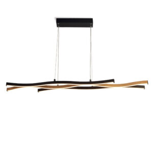 Laagste prijs - Searchlight Strakke led hanglampBloom - 32104-1BK
