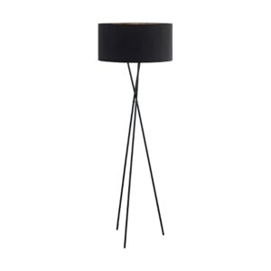 Laagste prijs - Eglo VloerlampFondachelli Tripod zwart met goud - 95541