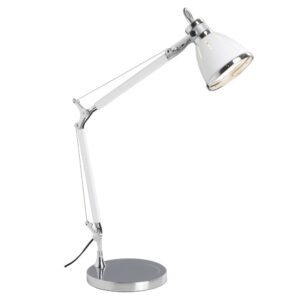 Laagste prijs - Brilliant Witte bureaulampOctavia - 92708/75
