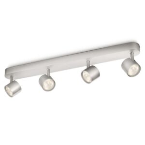 Laagste prijs - Philips Plafondspot LedMy Living Star 4-lichts metaalgrijs - 562444816