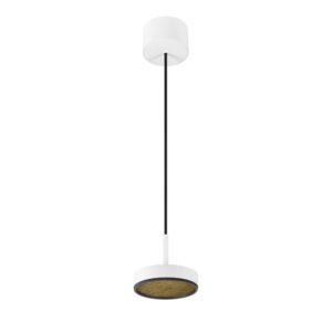 Laagste prijs - SLV HanglampGrip! Flat wit met zwart Ø 14cm - 1009015