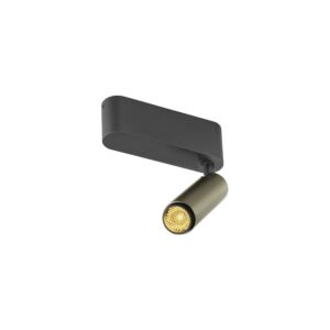 Laagste prijs - SLV OpbouwspotGrip! S brons met zwart 3000K - 1009041