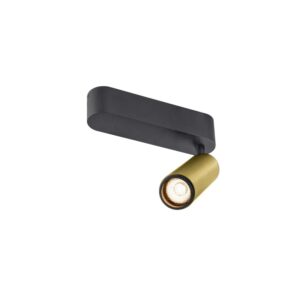 Laagste prijs - SLV OpbouwspotGrip! M goud met zwart 2700K - 1009074