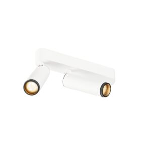 Laagste prijs - SLV OpbouwspotGrip! M 2-lichts wit 2700K - 1009076