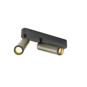 Laagste prijs - SLV OpbouwspotGrip! M 2-lichts brons 3000K - 1009081