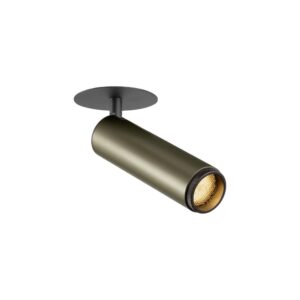 Laagste prijs - SLV InbouwspotGrip! M brons met zwart 3000K - 1009089