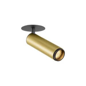Laagste prijs - SLV InbouwspotGrip! M goud met zwart 3000K - 1009091