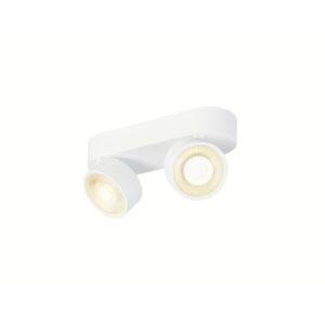 Laagste prijs - SLV OpbouwspotKalu 2.0 dubbel wit 3000K - 1010269