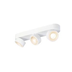Laagste prijs - SLV OpbouwspotKalu 2.0 trippel wit 2700K - 1010272
