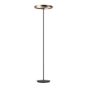 Laagste prijs - Stars of Light VloerlampTrabuco zwart met bruin Ø 42cm - 390452