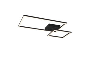 Laagste prijs - Trio Zwarte plafondlampPadella led - R62642432