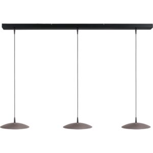 Laagste prijs - Masterlight 3-lichts hanglampScala 130cm zwart met nikkel Ø 25cm - 2191-05-37-130-3-25