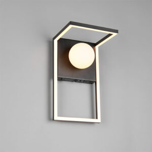 Laagste prijs - Trio Design wandlampArola zwart - 238170132
