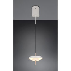 Laagste prijs - Trio Design hanglampKeaton wit Ø 20cm - 340210176