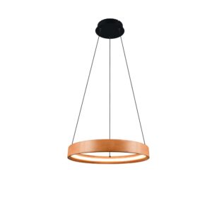 Laagste prijs - Trio Design hanglampLynwood hout Ø 50cm - 355030130