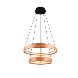 Laagste prijs - Trio Design hanglampLynwood hout Ø 60cm - 355039130
