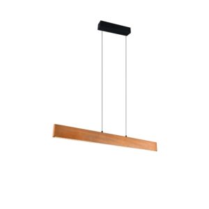 Laagste prijs - Trio Strakke hanglampEdgewood 115cm hout - 359710130