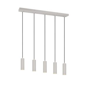 Laagste prijs - Trio 5-lichts hanglampSoka grijs - 367700576