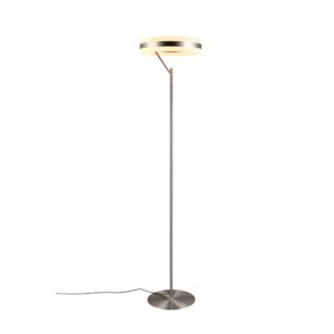 Laagste prijs - Trio Design vloerlampDios nikkel - 431410107