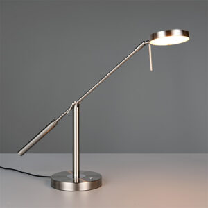 Laagste prijs - Trio BureaulampMonza nikkel - 523310907