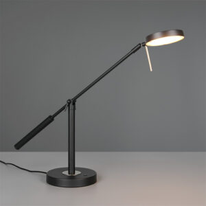 Laagste prijs - Trio BureaulampMonza zwart - 523310932