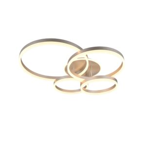 Laagste prijs - Trio PlafondlampDrake nikkel modern - 632210407