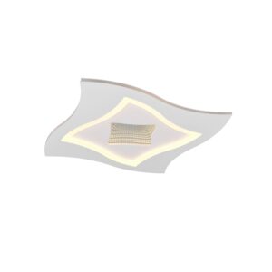 Laagste prijs - Trio Moderne plafondlampKlint wit 50cm - 633610131