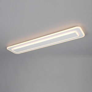 Laagste prijs - Trio Moderne plafondlampRiva wit 90cm - 636719131