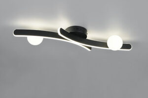 Laagste prijs - Trio Design plafondlampNapoli zwart - 637910232