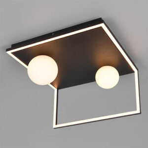 Laagste prijs - Trio Design plafondlampArola zwart - 638110132
