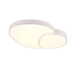 Laagste prijs - Trio Organische plafonniereRise 77cm wit - 647519231